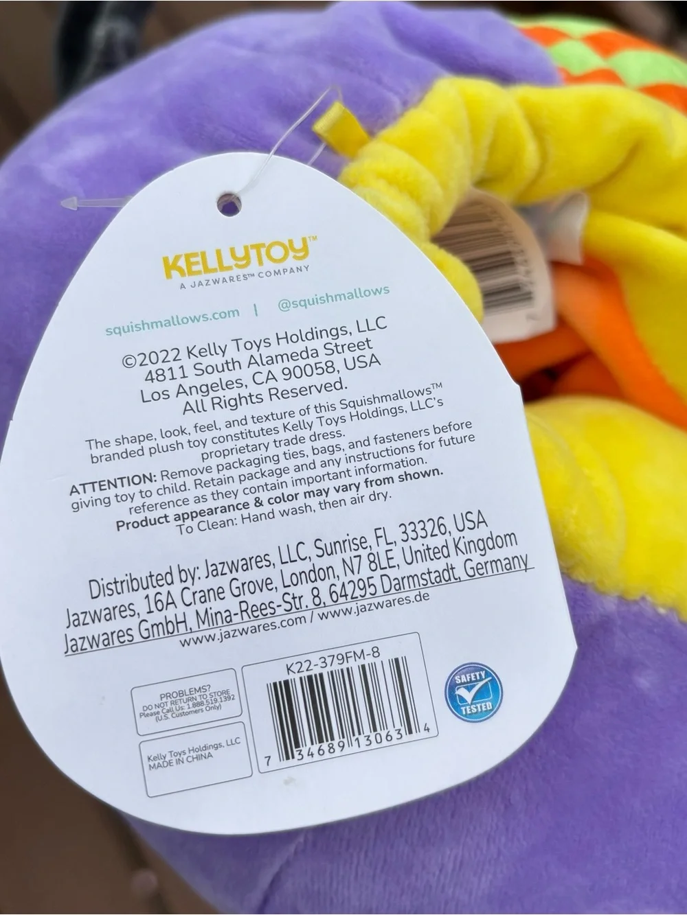 Squishmallow 8-inch Casey & Blaze FlipAMallows with tags
